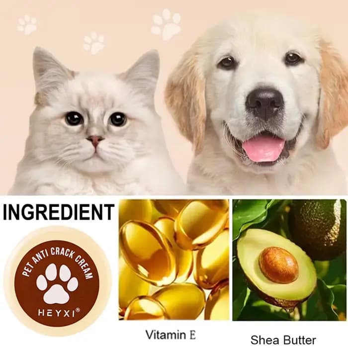 Crème hydratante anti-fissures pour animaux de compagnie