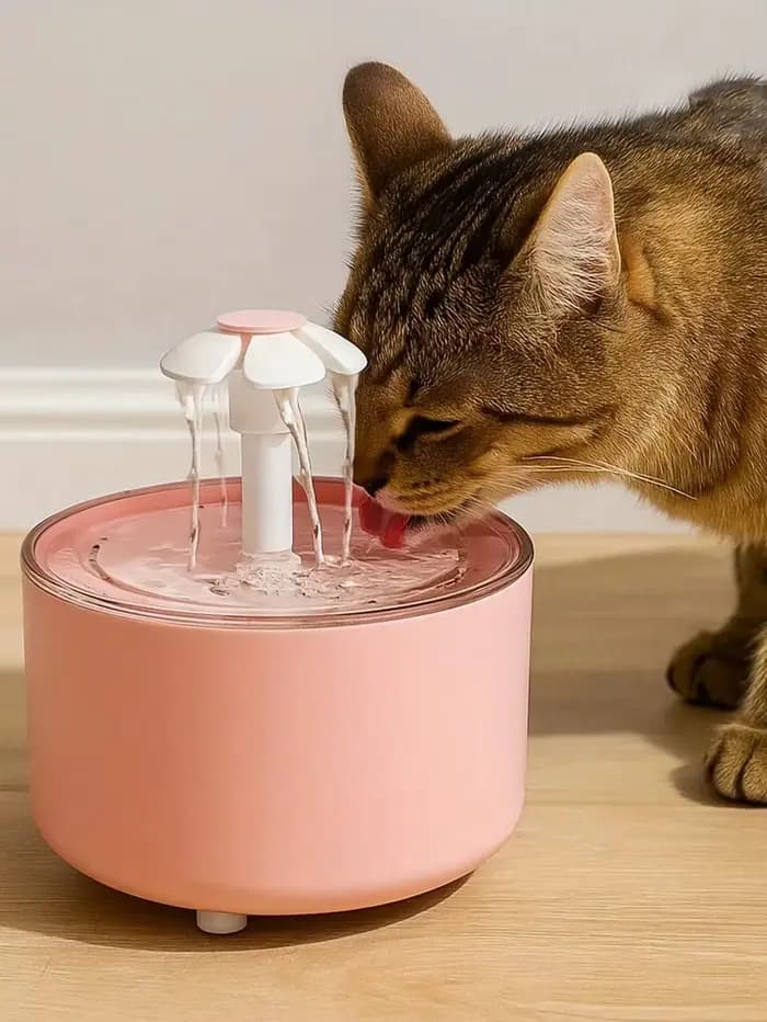 Fontaine à eau automatique pour chat