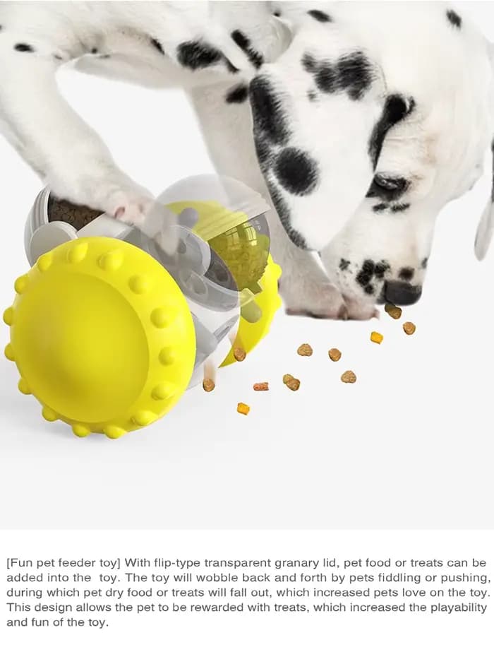 Distributeur interactif de friandises pour chiens et chats