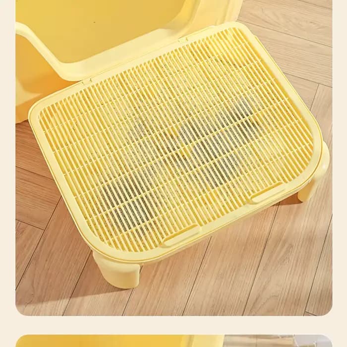 HOOPET tapis à litière pour chats anti-éclaboussures Double couche boîte