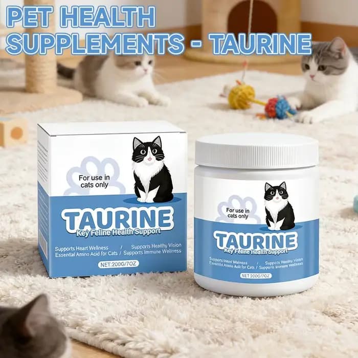 Poudre de taurine pour chats