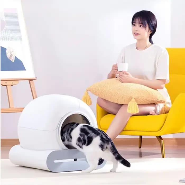 Bac à Litière Intelligent pour Animaux de Compagnie