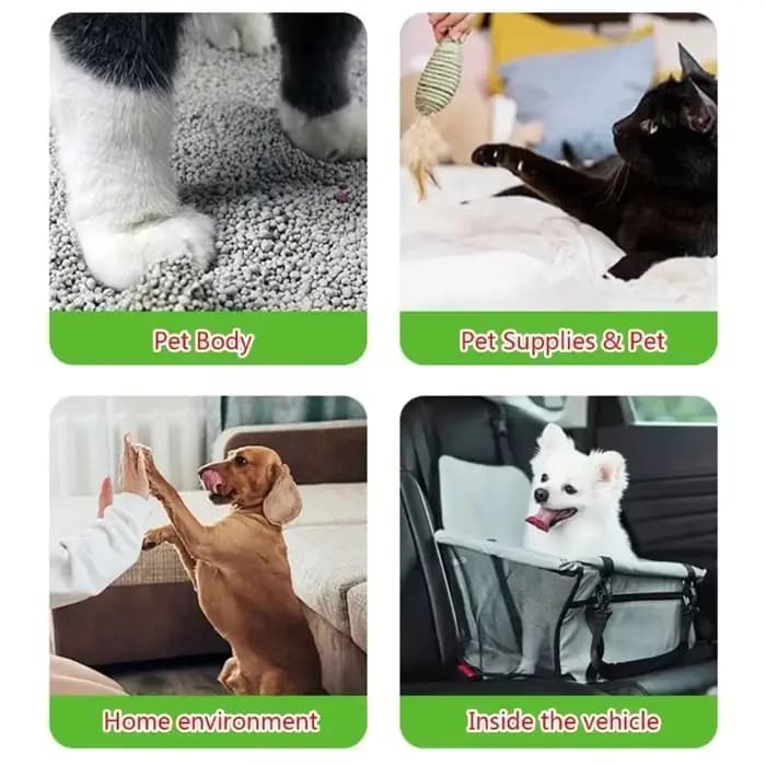 Spray Désodorisant pour Animaux de Compagnie Formule Enzymatique Biologique Nettoyant Urine Chat Chien Décomposeur d'Odeurs Fournitures Quotidiennes d'Entretien pour Animaux Domestiques