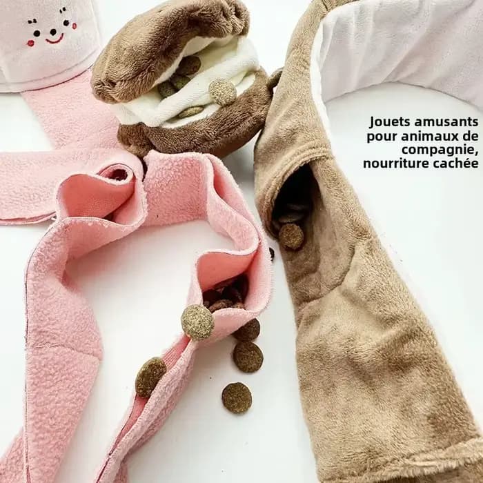 Jouet interactif pour chien, utilisé pour l'entraînement à l'intelligence et la régulation de la alimentation, jouet puzzle pour friandises pour chien, jouet amusant pour une alimentation lente, cadea