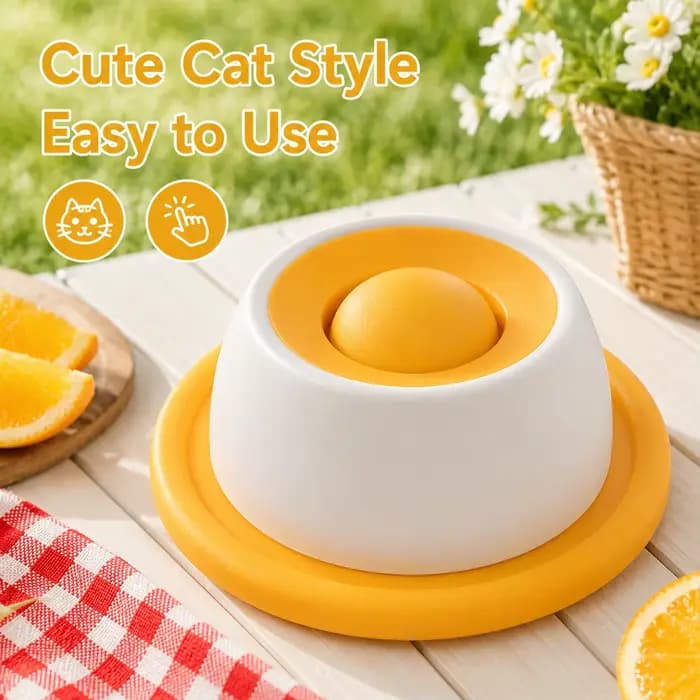 Gamelle pour chat à alimentation lente et dissimulée