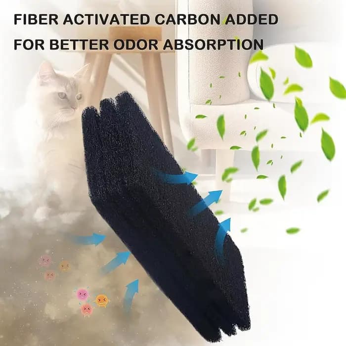 Filtre de bac à litière pour chat