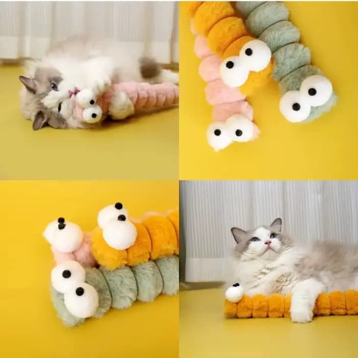Jouet à mâcher en peluche pour chat