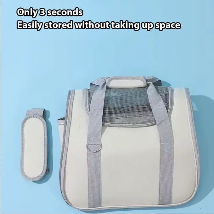 Sac de transport pliable pour chat