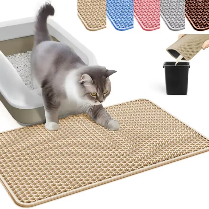 Tapis de litière pour chat de grande taille
