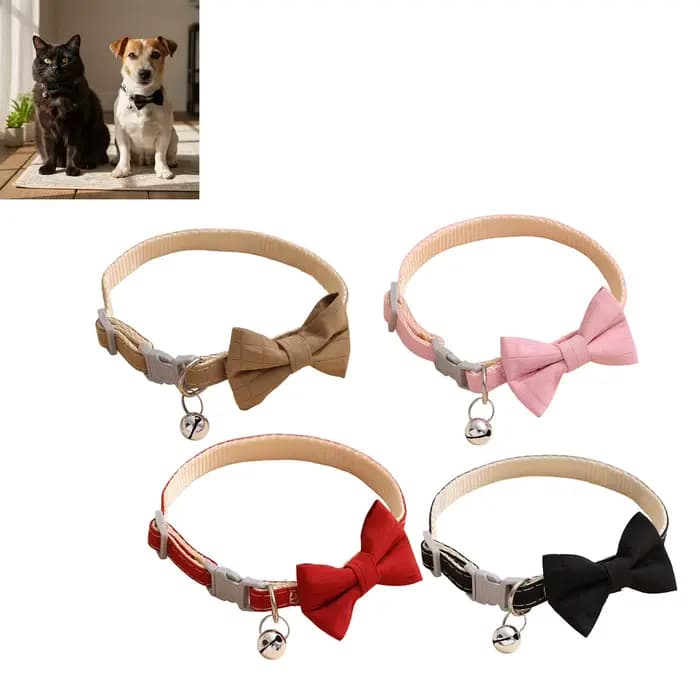 Collier réglable pour animaux de compagnie 22-28cm