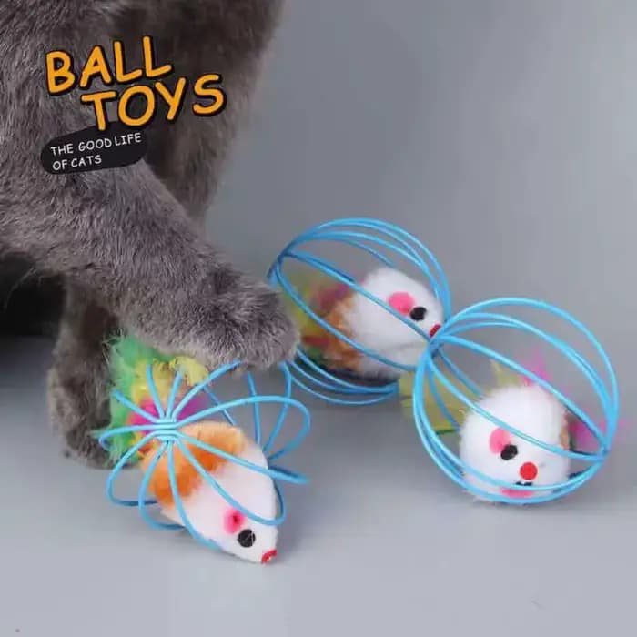 Balles de jouet pour chat