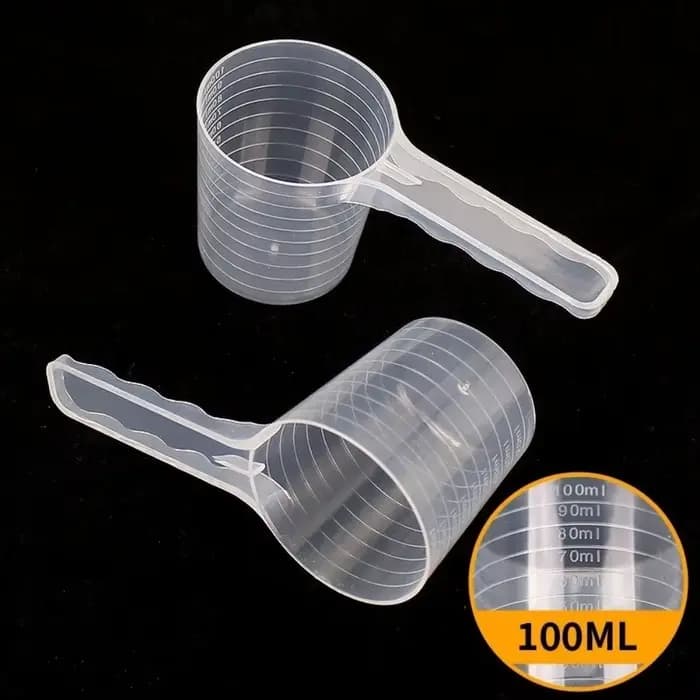 Mini cuillère doseuse pour aliments pour animaux de compagnie de 100 ml