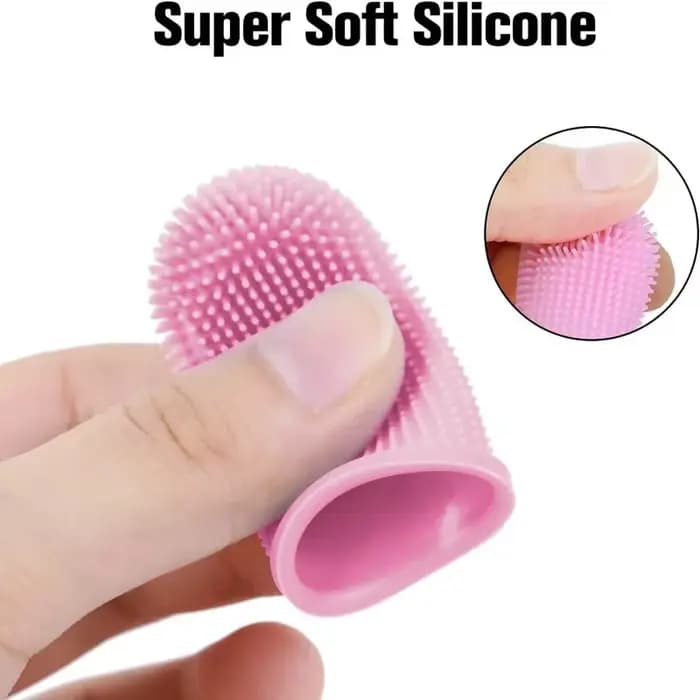 Chien Super doux animal de compagnie doigt brosse à dents nettoyage