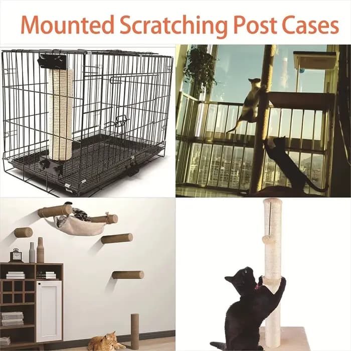 Poteaux à gratter pour chat, fournitures de poteau d'extension de remplacement, poteau de recharge remplaçable pour petits animaux, jeu en salle