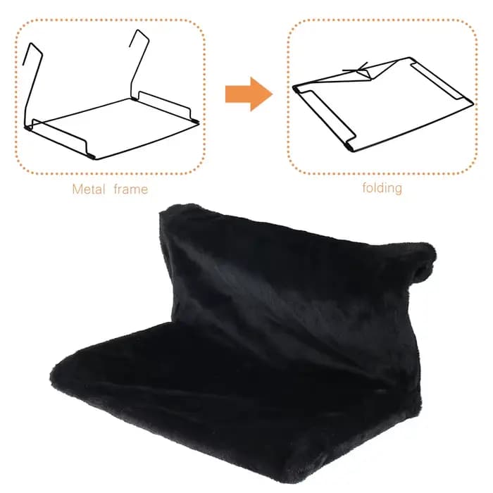 Lit de radiateur de luxe suspendu pour animaux de compagnie