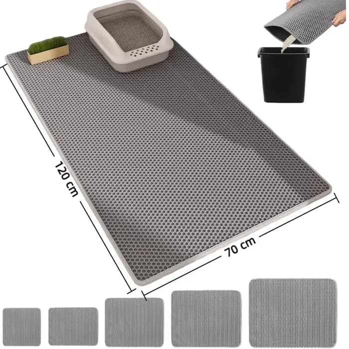 Tapis de litière pour chat antidérapant