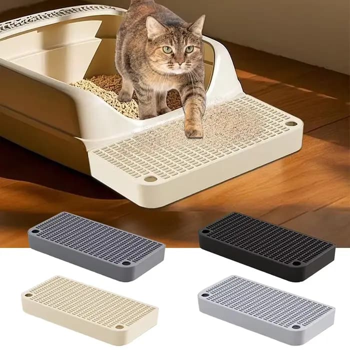 Rampe d'accès pour litière de chat avec fonction filtrante