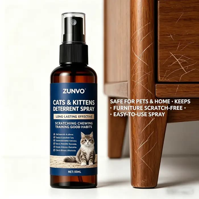 Spray anti-griffures et anti-mastication pour chats