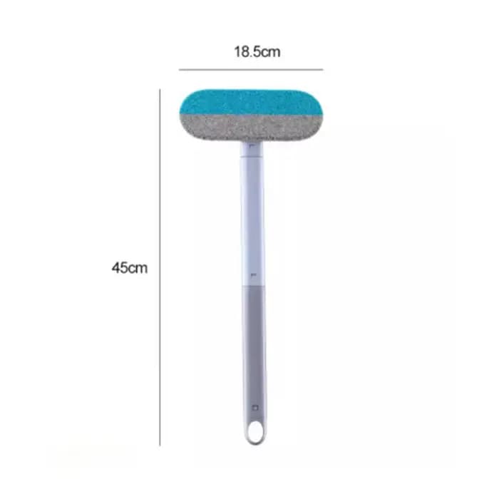 Brosse anti-poils pour animaux de compagnie avec long manche