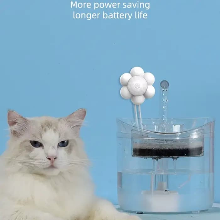 Fontaine à eau intelligente pour chat avec capteur de mouvement