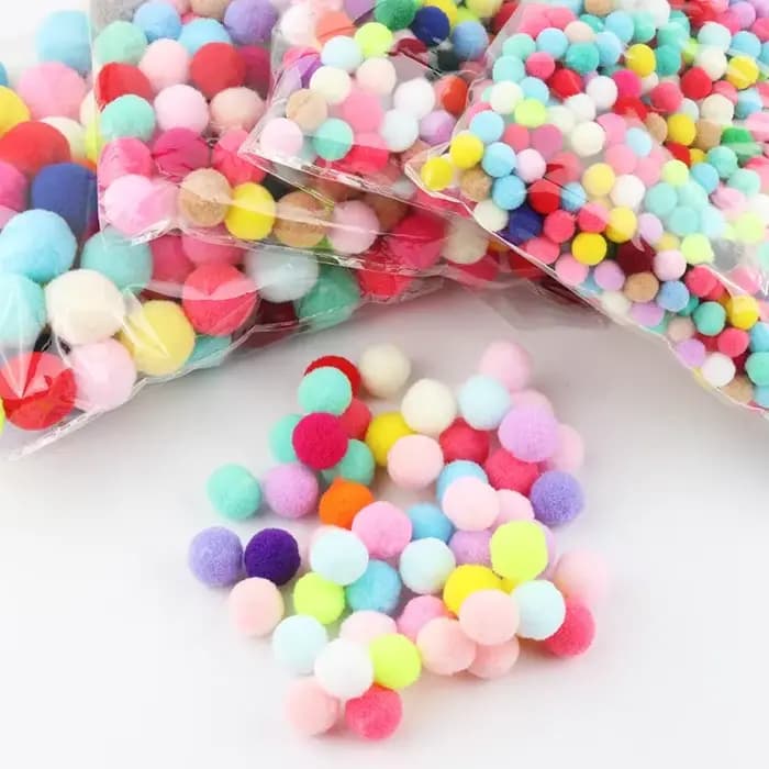 Boules de Pompon 8mm 10mm 15mm 20mm 25mm 30mm