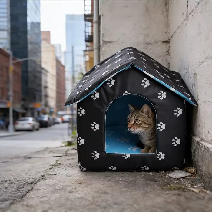 Nichoir pour chat d'extérieur