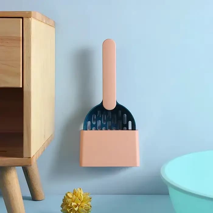 Ensemble de cuillères à litière pour chat avec Base