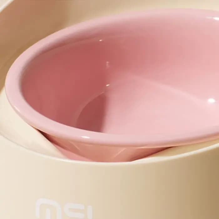 Bol de nourriture pour chat bol en céramique réglable