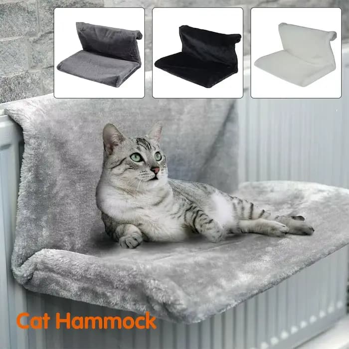 Lit de radiateur de luxe suspendu pour animaux de compagnie