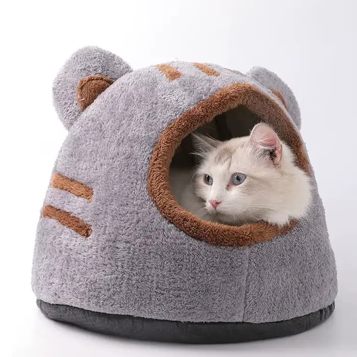 Lit pour chat confortable pour le sommeil profond hivernal