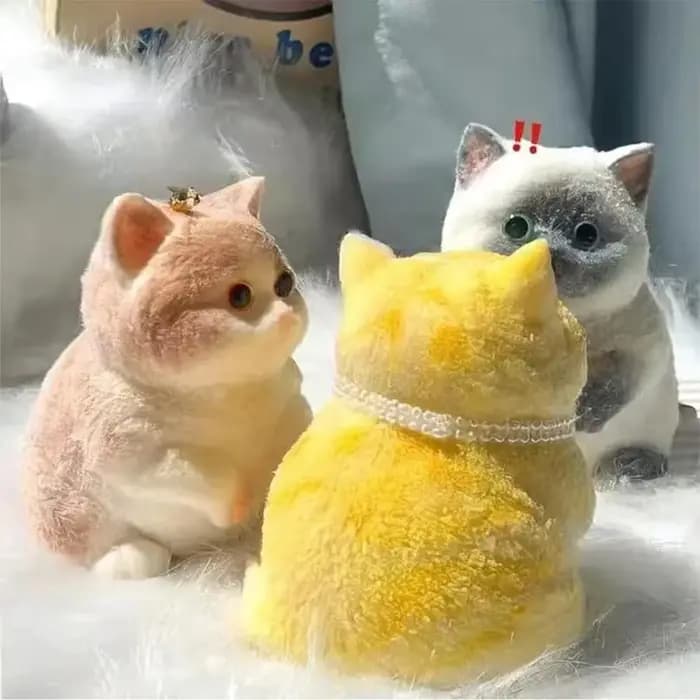 Peluche chat animal mignon