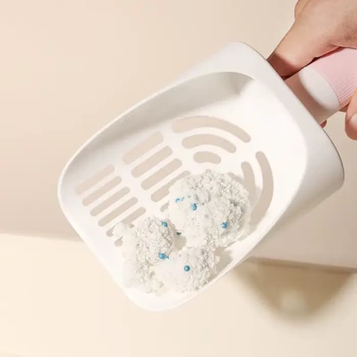 Pelle à litière pour chat en plastique à fixer au mur