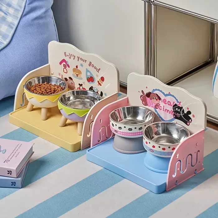 Table de nourrissage surélevée pour chats et chiens