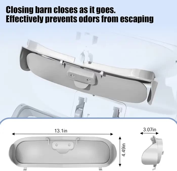 Boîte à litière automatique pour chat, accessoires, porte de poubelle, collecte des feuilles pour toilettes pour chat TONEPIE TI PRO