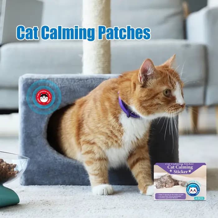 Calme pour chats 6X patchs sédatifs à dégagement rapide