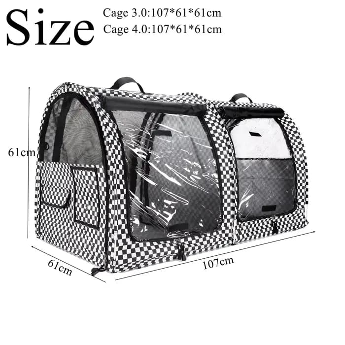 EFCAT Cage de spectacle pliable pour chat, grande tente, maison, salle de livraison de bétail, Cage d'exposition professionnelle Portable pour chat