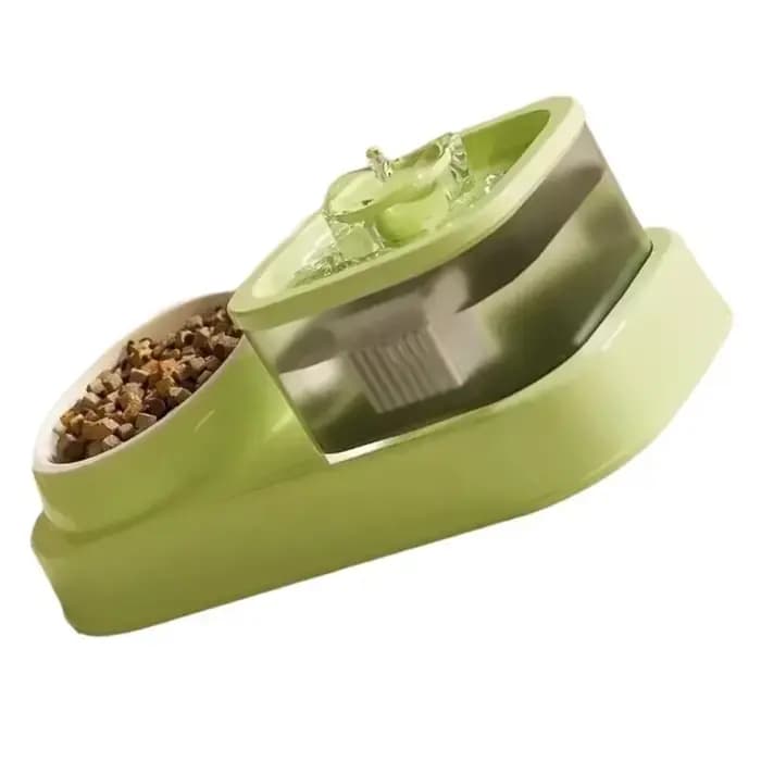 Bol pour chats 2 en 1, distributeur d'eau, double bol, circulation d'eau