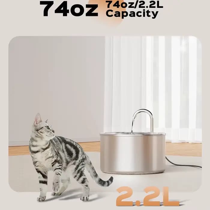 Fontaine à eau automatique pour chat et chien