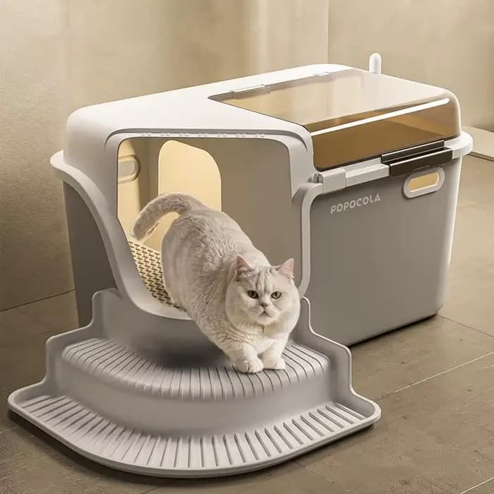 Grands bac à litière pour chat