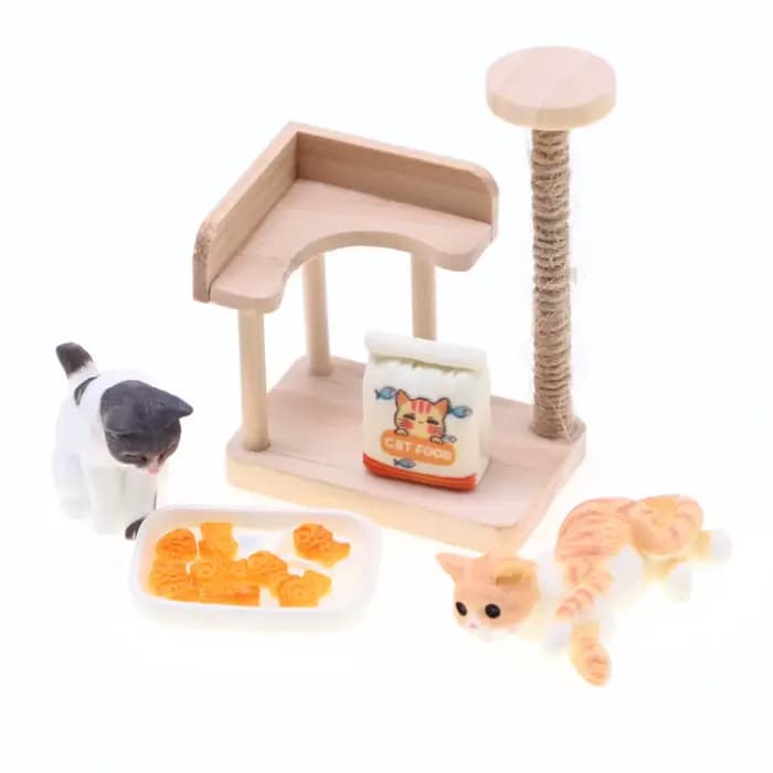 Cadre d'escalade l'inventaire en bois pour chat