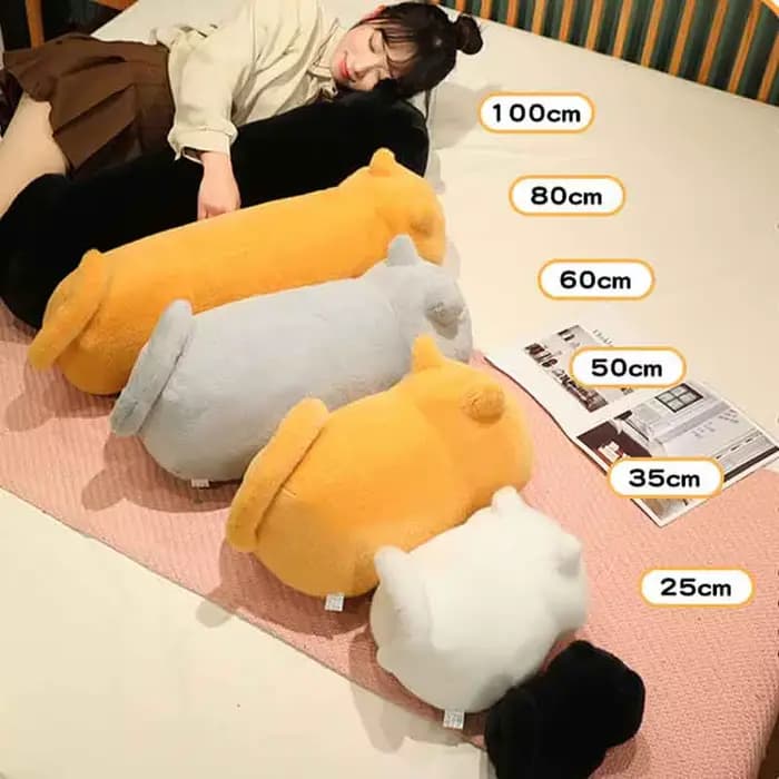 Peluche chat adorable de 25-50 cm