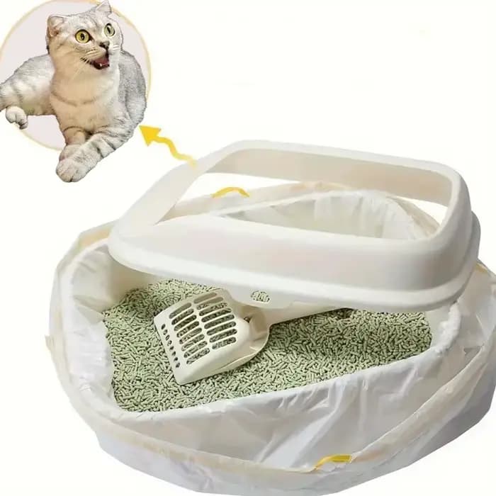 Sac à litière pour chat multi-tailles 1/2/3