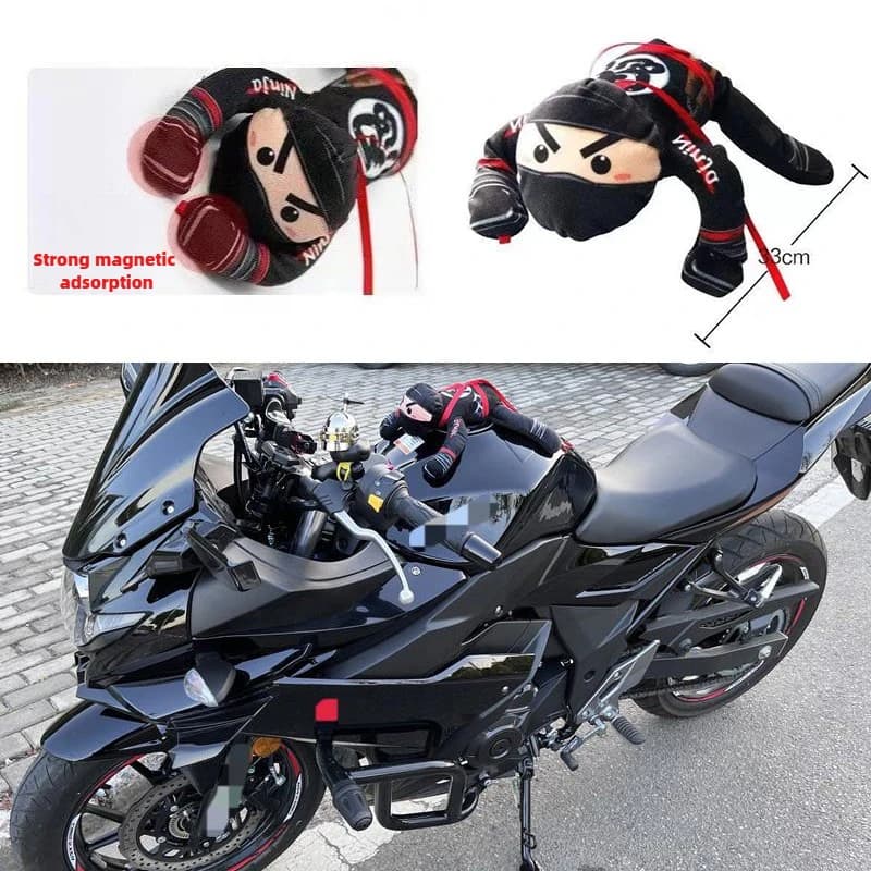 Accessoires décoratifs de moto à attraction magnétique, beurre de moto Ninja, carburant de toit de voiture, beurre précieux, carrosserie de moto, type universel