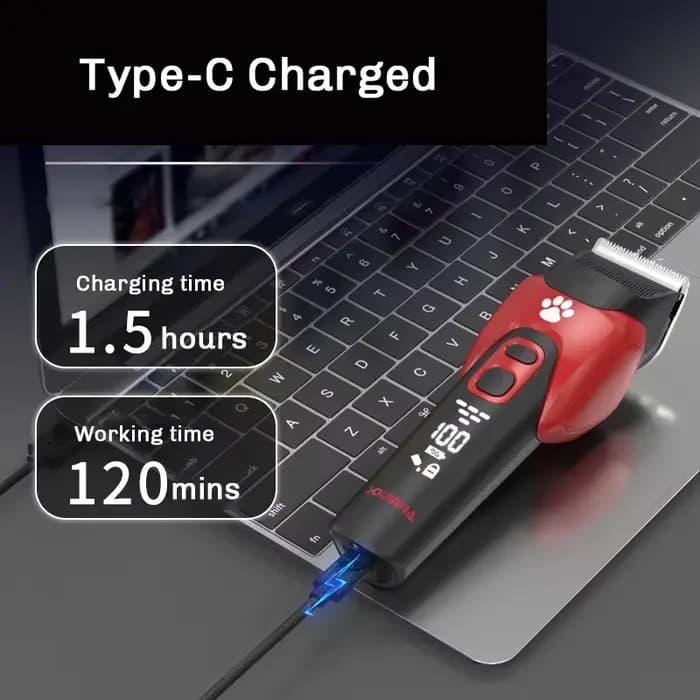 Tondeuse électrique professionnelle pour animaux de compagnie, rasoir pour grands chiens, Rechargeab