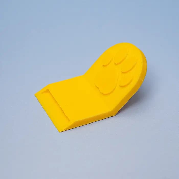 Ouvre-boîte pour nourriture pour animaux de compagnie en forme de patte de chat imprimé en 3D