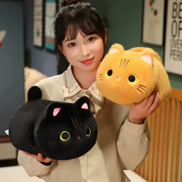 Jouet en peluche chat dessin animé Kawaii 25-50CM