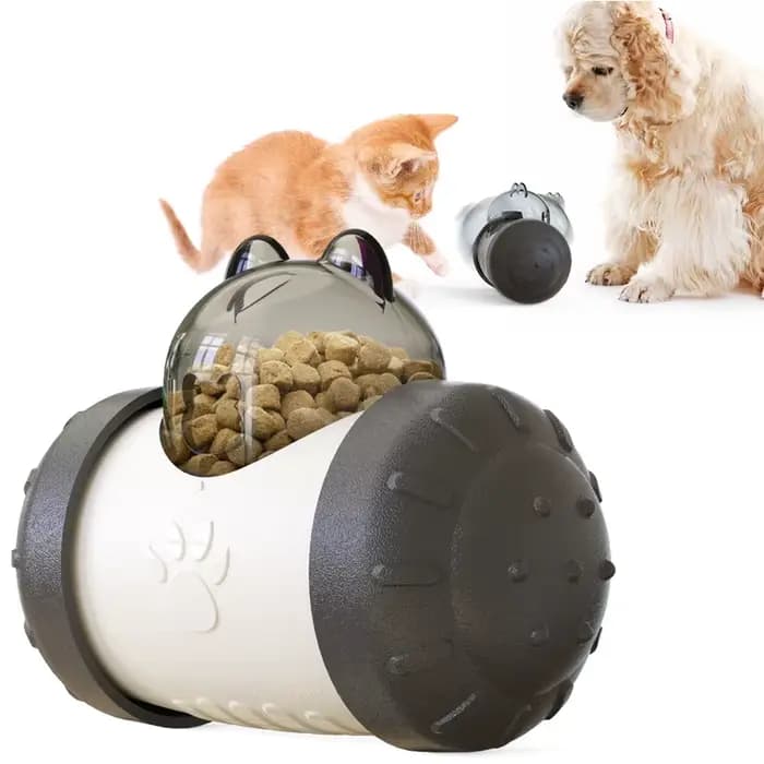 Articles pour animaux de compagnie : voiture d'équilibre, jouet à bascule, distributeur de nourritur