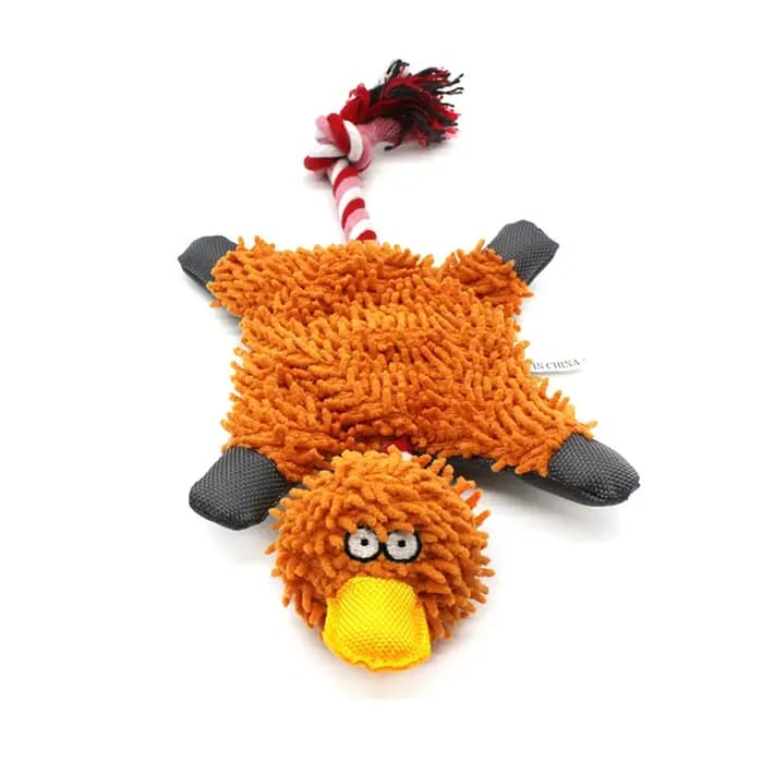 Jouets en peluche de canard créatifs et amusants pour chiens