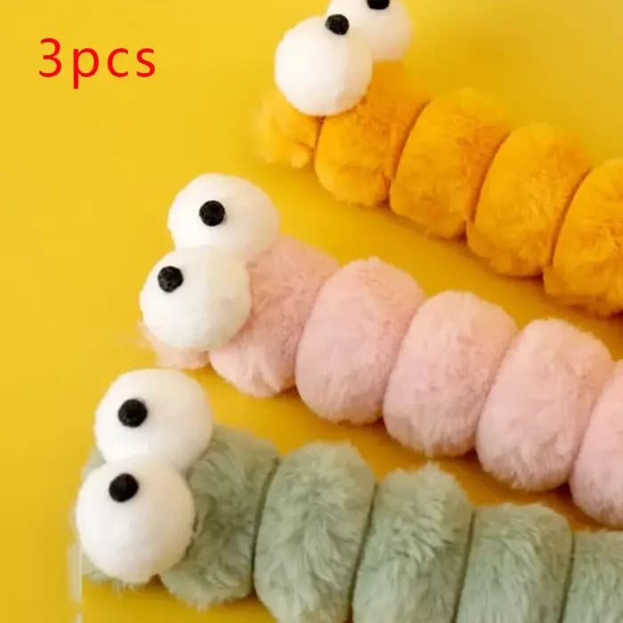 Jouet à mâcher en peluche pour chat, bâton de morsure douce, herbe-aux-chats, chaton, coussin, chenille, oreiller, bâton Teaser, fournitures de jouets interactifs pour chat