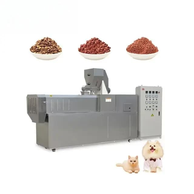 FOODLINE Pet Plaza Machine à croquettes pour animaux de compagnie avec grand trémie de stockage de matières premières et équipement à commande par écran tactile
